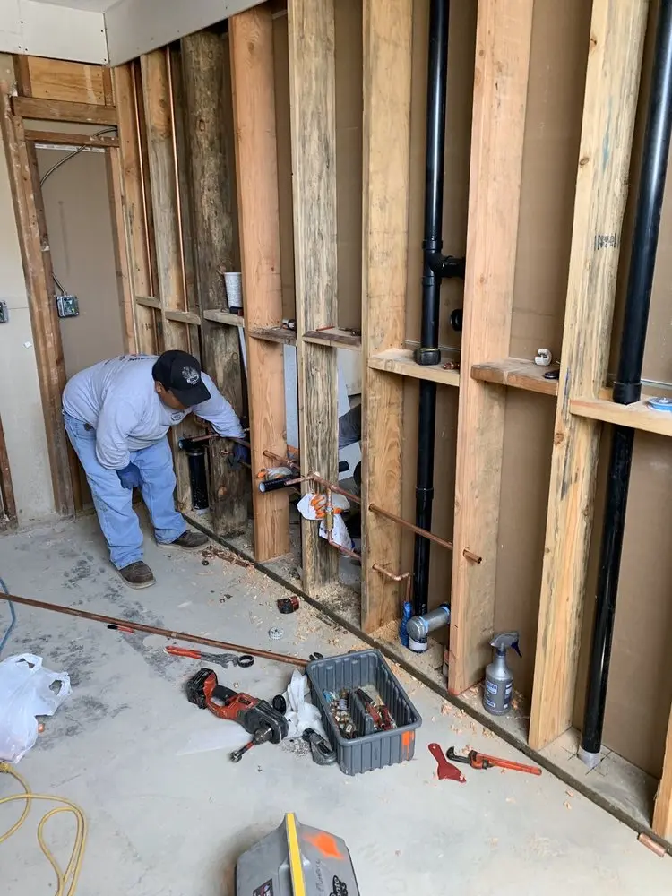 Commercial rough-in plumbing for Gas Line Repair in Ames